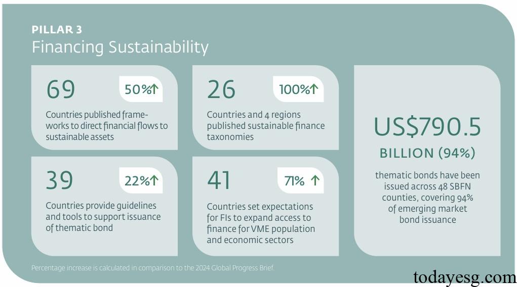 2025 Progress Report Financing Sustainability
