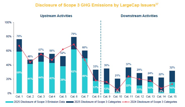 2025 Listed Companies ESG Report LargeCap Issuers Scope 3 Disclosure